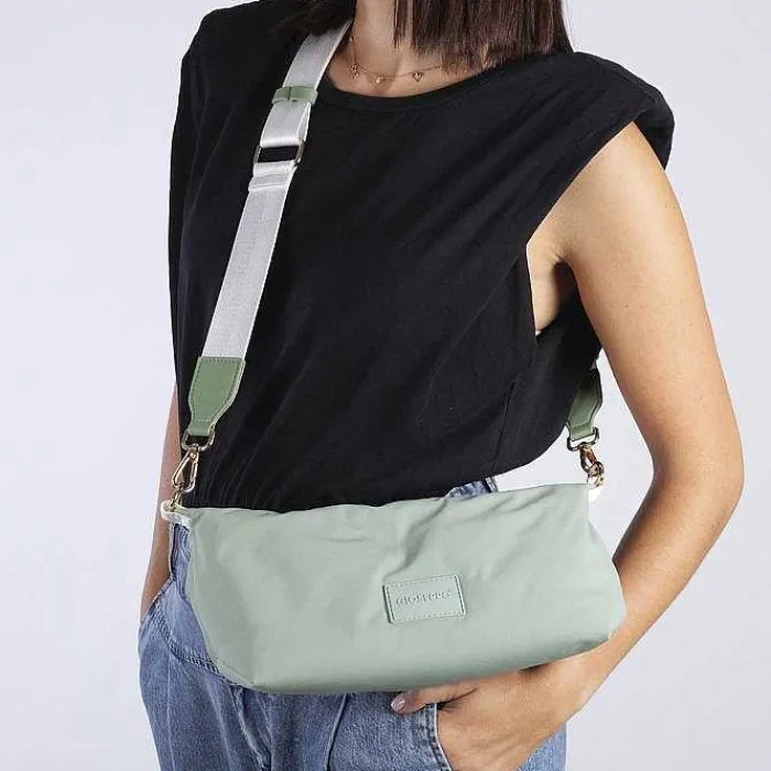 Gioseppo Bolsas De Hombro<Bolso Bandolera Verde Asa Contraste Alsea