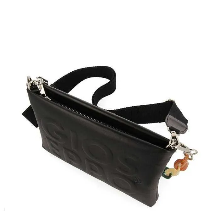 Gioseppo Bolsas De Hombro<Bolso De Mano Negro Detalle Cadena Multicolor Nocatee