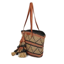 Gioseppo Bolsas De Mano<Bolso De Mujer Bazien De Paja De Rafia Multicolor