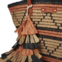 Gioseppo Bolsas De Mano<Bolso De Mujer Bazien De Paja De Rafia Multicolor
