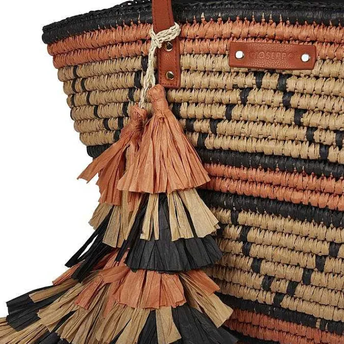 Gioseppo Bolsas De Mano<Bolso De Mujer Bazien De Paja De Rafia Multicolor