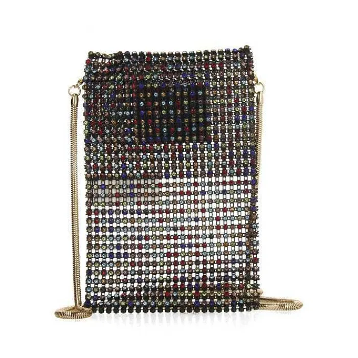 Gioseppo Fiesta<Bolso Mini Malla Metalizada Negro Seillans