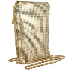 Gioseppo Fiesta<Bolso Mini Malla Metalizado Dorado Seillans