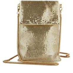 Gioseppo Fiesta<Bolso Mini Malla Metalizado Dorado Seillans