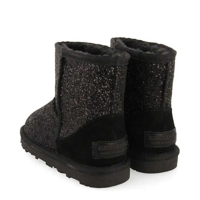 Gioseppo Niñas |Botas Y Botines<Botas De Borrego Negro Brillo Infantil Tranoy