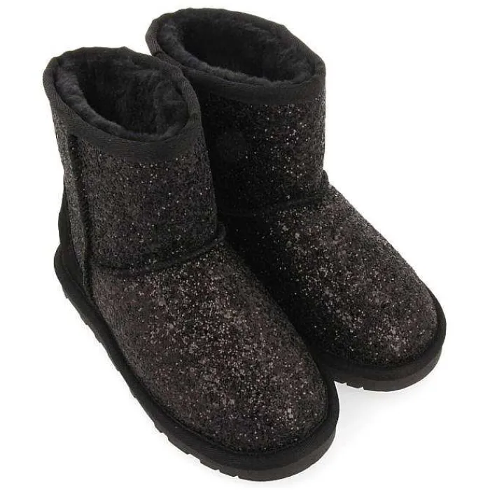 Gioseppo Niñas |Botas Y Botines<Botas De Borrego Negro Brillo Infantil Tranoy
