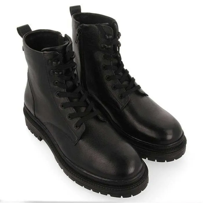 Gioseppo Botas<Botas De Hombre Dolton En Serraje Con Cordones En Color Negro