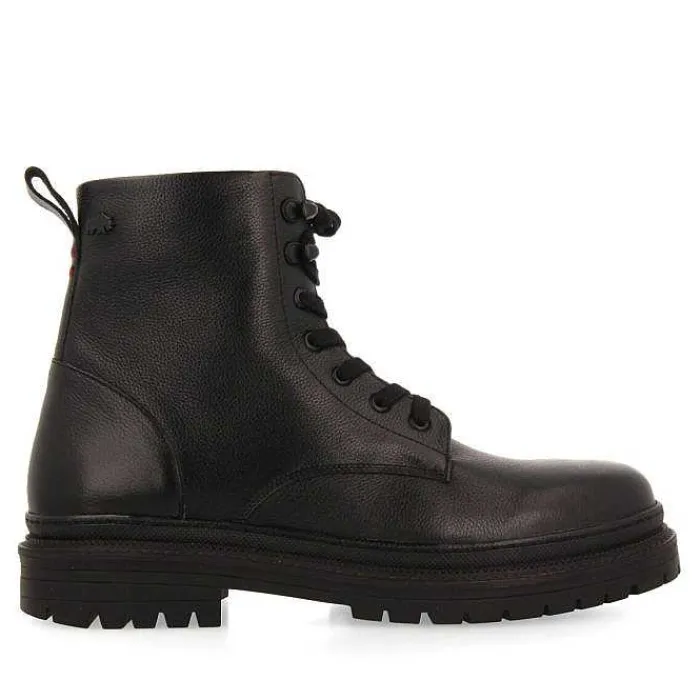 Gioseppo Botas<Botas De Hombre Dolton En Serraje Con Cordones En Color Negro