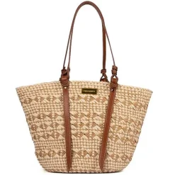 Gioseppo Bolsas De Mano<Cesta Color Natural Con Contrastes Fowey
