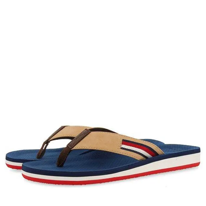 Gioseppo Chancletas<Chanclas Azul Marino Con Contraste De Colores Para Hombre Colton