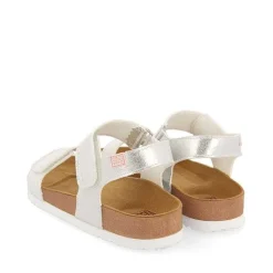 Gioseppo Niñas |Chancletas<Chanclas Bio Nina Blanco Y Plata Aransas