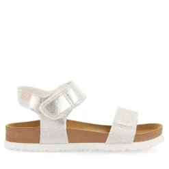 Gioseppo Niñas |Chancletas<Chanclas Bio Nina Blanco Y Plata Aransas