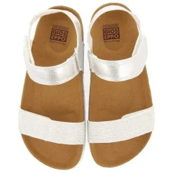 Gioseppo Niñas |Chancletas<Chanclas Bio Nina Plata Y Blanco Aransas