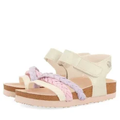 Gioseppo Niñas |Chancletas<Chanclas Bio Suela Multicolor Con Detalles Brillantes Y Trenzado De Rafia Para Nina Y Nino Delia