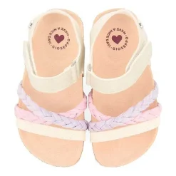 Gioseppo Niñas |Chancletas<Chanclas Bio Suela Multicolor Con Detalles Brillantes Y Trenzado De Rafia Para Nina Y Nino Delia