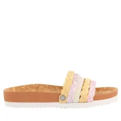 Gioseppo Niñas |Chancletas<Chanclas Bio Suela Multicolor Con Trenzado De Rafia Y Detalles Brillantes Para Nina Y Nino Katund
