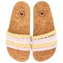 Gioseppo Niñas |Chancletas<Chanclas Bio Suela Multicolor Con Trenzado De Rafia Y Detalles Brillantes Para Nina Y Nino Katund