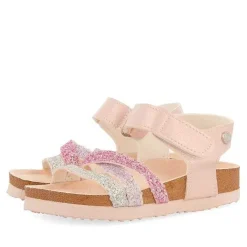 Gioseppo Niñas |Chancletas<Chanclas Bio Tirantes Cruzados Suela Brillo Rosa Para Nina Y Nino Carolina