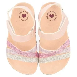 Gioseppo Niñas |Chancletas<Chanclas Bio Tirantes Cruzados Suela Brillo Rosa Para Nina Y Nino Carolina