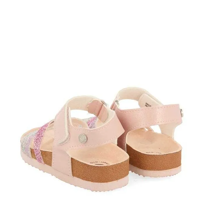 Gioseppo Niñas |Chancletas<Chanclas Bio Tirantes Cruzados Suela Brillo Rosa Para Nina Y Nino Carolina