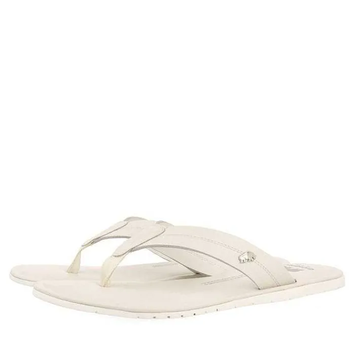 Gioseppo Chancletas<Chanclas De Piel Blanca Para Hombre Wasco