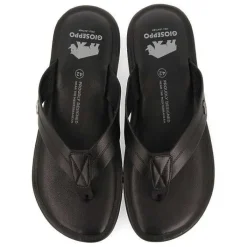 Gioseppo Chancletas<Chanclas De Piel Negras Para Hombre Wasco