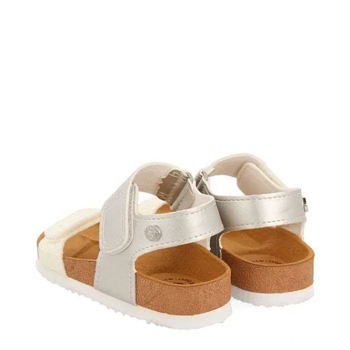 Gioseppo Niñas |Chancletas<Chanclas Suela Bio Blanca Y Plata Con Brillo Para Nina Y Nino Angwing