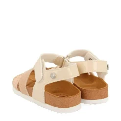 Gioseppo Niñas |Chancletas<Chanclas Suela Bio Color Nude Con Brillantes Y Trenzado De Rafia Para Nina Y Nino Bivona