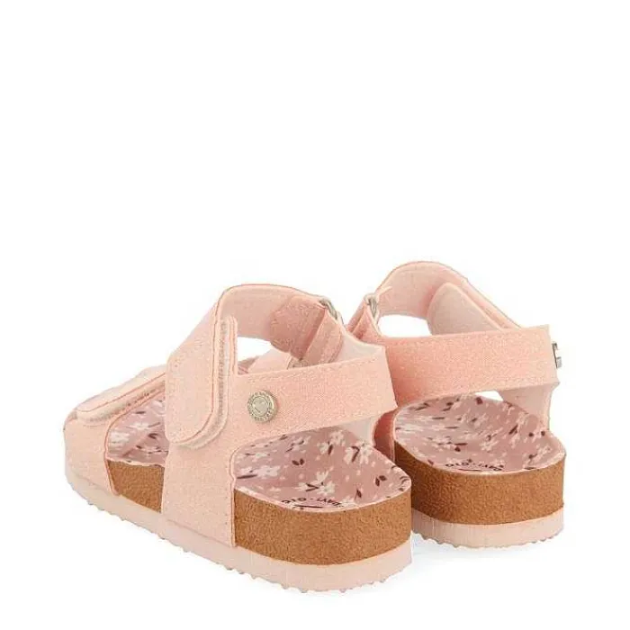 Gioseppo Niñas |Chancletas<Chanclas Suela Bio Rosa Con Brillos Y Estampado Fantasia