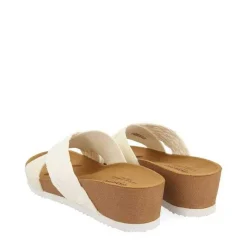 Gioseppo Chancletas<Cuñas De Tira Blanca Para Mujer Goulds