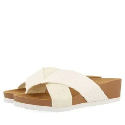 Gioseppo Chancletas<Cuñas De Tira Blanca Para Mujer Goulds