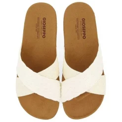 Gioseppo Chancletas<Cuñas De Tira Blanca Para Mujer Goulds