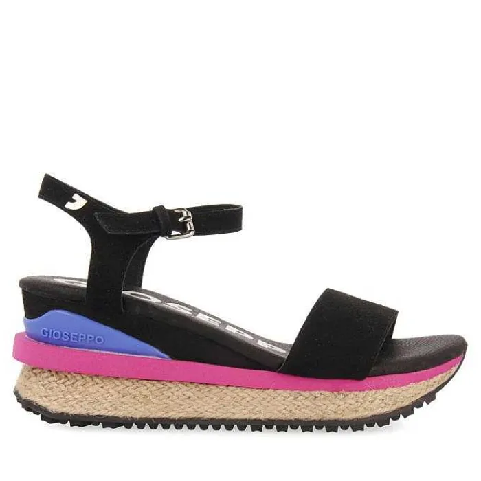 Gioseppo Sandalias Cuña<Cuñas Deportivas De Mujer Benay Color Negro