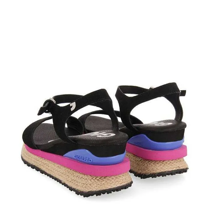 Gioseppo Sandalias Cuña<Cuñas Deportivas De Mujer Benay Color Negro