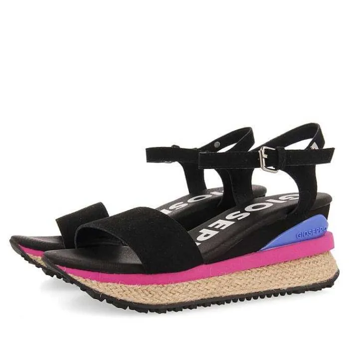 Gioseppo Sandalias Cuña<Cuñas Deportivas De Mujer Benay Color Negro