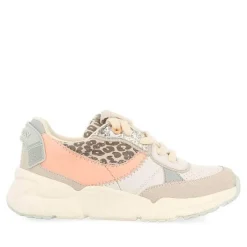 Gioseppo Niñas |Zapatillas<Deportivas De Nina Gigny Blancas Con Estampado De Leopardo