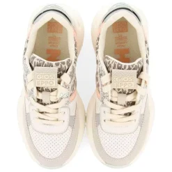 Gioseppo Niñas |Zapatillas<Deportivas De Nina Gigny Blancas Con Estampado De Leopardo