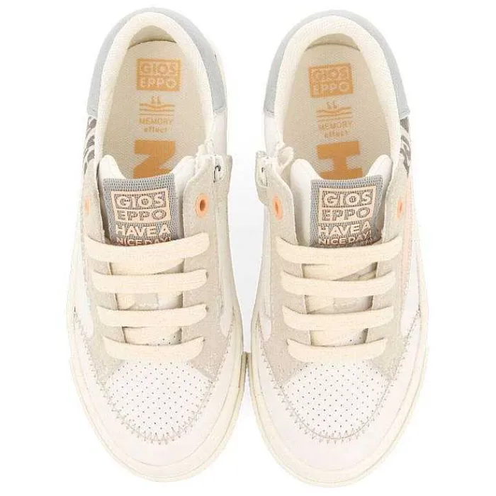 Gioseppo Niñas |Zapatillas<Deportivas Nina Ibia Blancas Con Detalles Brillantes