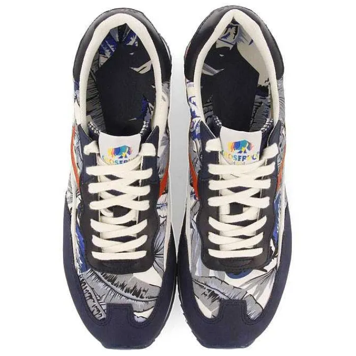 Gioseppo Precios Especiales<Deportivas Retro Multicolor De Hombre Ladario