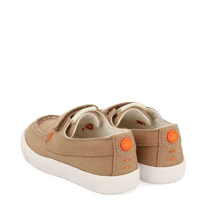Gioseppo Niños |Zapatillas<Deportivo Estilo Nautico Color Beige Con Decoraciones De Color Para Nino Y Nina Slatina