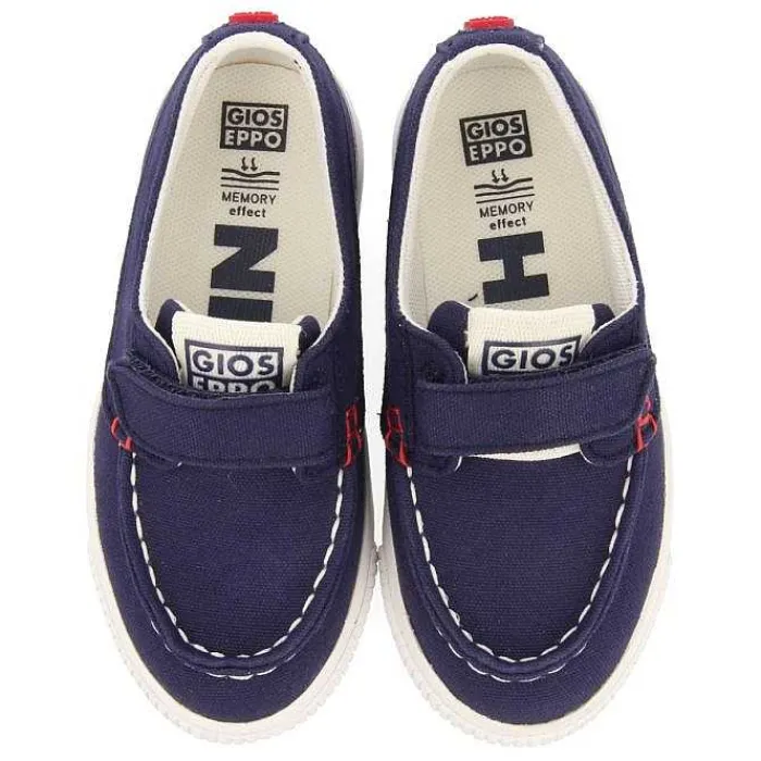 Gioseppo Niños |Zapatillas<Deportivo Estilo Nautico Azul Marino Con Decoraciones De Color Para Nino Y Nina Slatina
