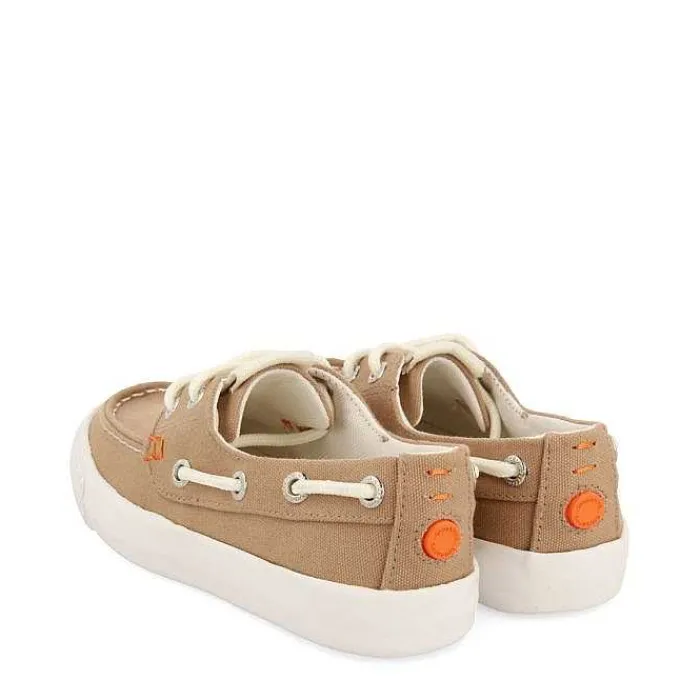 Gioseppo Niños |Zapatillas<Deportivo Estilo Nautico Color Beige Para Nino Y Nina Licata