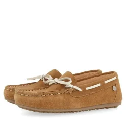 Gioseppo Niños |Zapatillas<Mocasin Piel Estilo Nautico Color Arena Para Nino Y Nina Asbury
