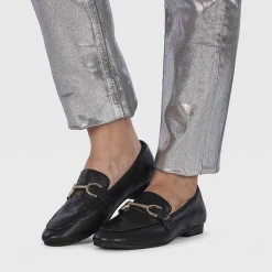 Gioseppo Bailarinas<Mocasines De Mujer Fraxern De Piel En Color Negro