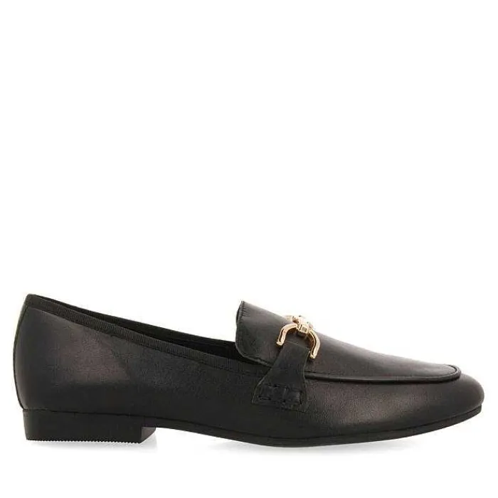 Gioseppo Bailarinas<Mocasines De Mujer Fraxern De Piel En Color Negro