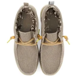 Gioseppo Mocasines<Mocasines Estilo Wallabee De Lona Y Yute Color Beige Vernonia