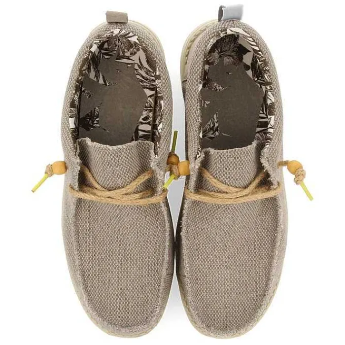 Gioseppo Mocasines<Mocasines Estilo Wallabee De Lona Y Yute Color Beige Vernonia