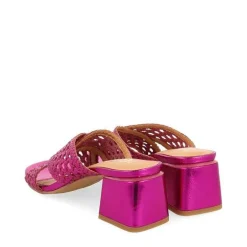 Gioseppo Sandalias Tacon<Sandalias Abiertas Fucsia Con Detalles Trenzados Para Mujer Clarcona
