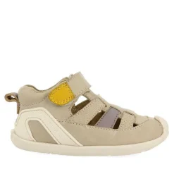 Gioseppo Bebe |Mi Primer Gioseppo<Sandalias Bebe Estilo Brogan De Piel Blanco Rojo Con Accesos De Color