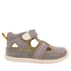 Gioseppo Bebe |Mi Primer Gioseppo<Sandalias Bebe Piel Gris Estilo Cangrejeras Con Decoraciones De Color Sllove